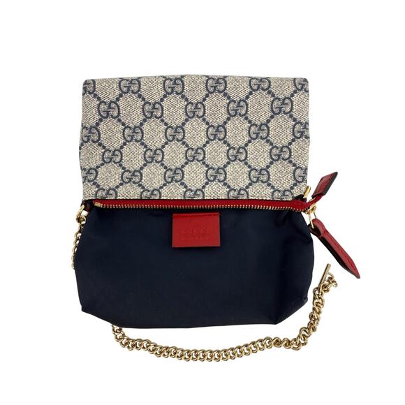 GUCCI Chain Wristlet Mini Bag GG Coated Canvas - Picture 8 of 15